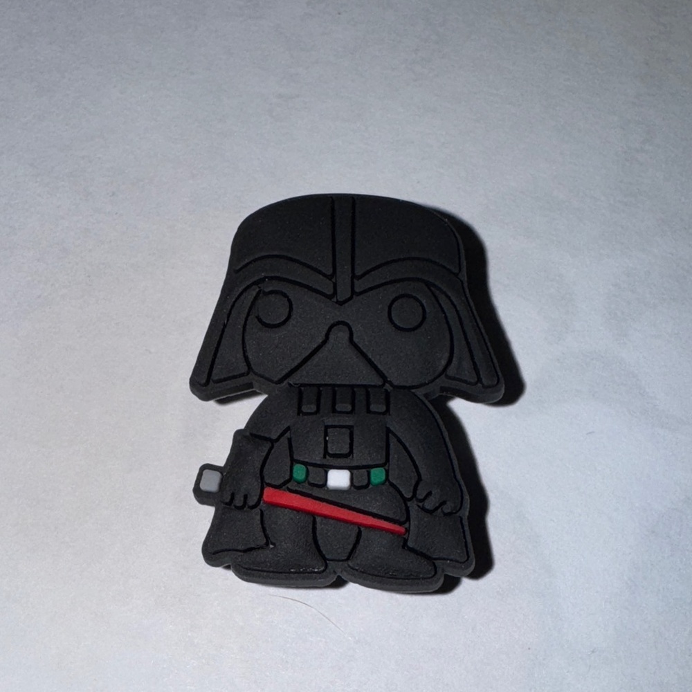 Crocs Black Darth Vader with Red and Green Accents Jibbit